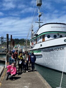 Students and Fishing Vessel